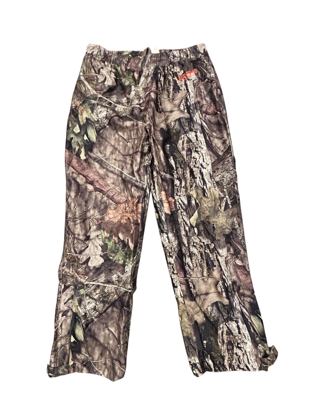 RedHead 1856 Mossy Oak Camo Drawstring Waist Zip Ankle Men’s Hunting Pants XL